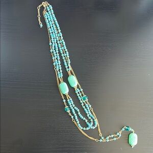 Western inspired Multi chain necklace